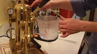 Steam wand test AR.TR.A. Zacconi Rivera spring brass