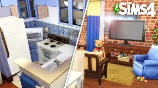 FAMILY STARTER APARTMENT // Sims 4 Speed Build