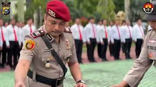 Polres Siak Gelar Upacara Serah Terima Jabatan Kasat Resnarkoba Polres Siak 