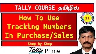 Tally Prime Delivery Challan & Tracking Number Explained in Tamil | Sales & Purchase Workflow