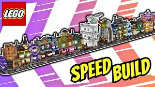 LEGO Diagon Alley Wizarding Shops 76444 | Speed Build