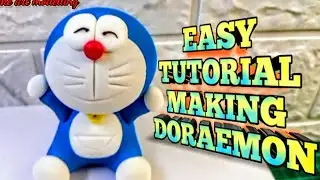 How to make DORAEMON 3D CAKE TOPPER
