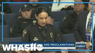 Metro officer honored for saving man from overpass while off duty