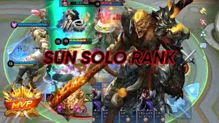 SUN SOLO RANK-MOBILE LEGENDS GAMEPLAY 🐵⚔️🔥@VAY-ML