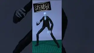 Hice la figura de Slenderman tipo Marvel Legends!!!! #slenderman