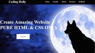 How To Create A Website Using HTML And CSS Step By Step Website Tutorial Website using HTML and CSS
