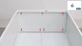 71 inch Metal Pantry Storage Cabinet  | Installation Guide