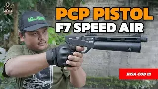 PCP PISTOL F7 SPEED AIR!! SENAPAN ANGIN PCP MINI TERBARU 2025 RINGKAS, BERKUALITAS, HARGA MURAH