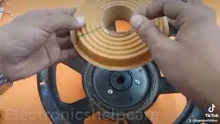 voil&agrave; comment faire le rebobinage d'un haut parleur