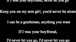 Boyfriend - Justin Bieber Lyrics (On Screen)