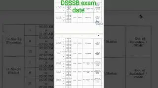 DSSSB exam date (mathematics, social science) #dsssb #maths #dsssbmathexamdate #mathematics