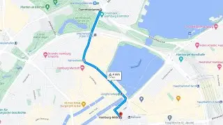 Radtour: Dammtordamm, Stephansplatz, Dammtorstra&szlig;e, G&auml;nsemarkt, Jungfernstieg, Reesendamm, Rathaus