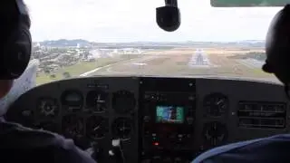 Landing at Coolangatta (OOL) in a Cessna 205