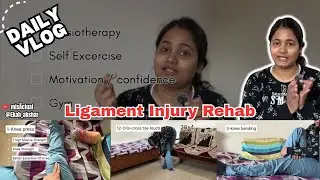 Quadriceps and hamstring strengthening exercises and stretch for knee | DailyVlog 9 | 