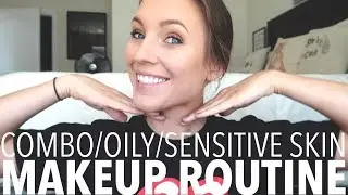 EVERY DAY MAKEUP ROUTINE for Combo/Oily, Sensitive Skin ( Cruelty-Free )