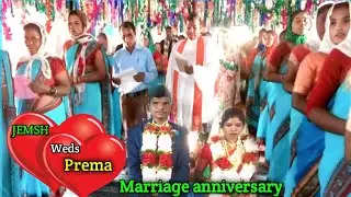 Sarti gati yisu beger rasika mundari sadi geet Jemsh weds Prema🥀Gopur sadi 🙏Simko church🌹Sewan vlogs