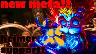 NEW meta SUPPORT ????? HEIMERDINGER LEAGUE OF LEGENDS GAMEPLAY