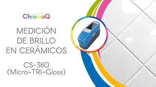 Brill&oacute;metro port&aacute;til CS-380 (Micro-TRI-Gloss) - Aplicaci&oacute;n en Cer&aacute;micos