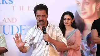 Arjun Sarja Superb Speech @ #SeethaPayanam Movie Thanks Meet