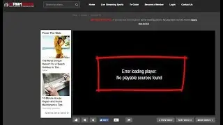 [FIX for Chrome] Error loading player: No playable sources found