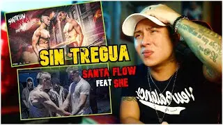 Santaflow - Sin Tregua ( ft. SHÉ ) VIDEOCLIP OFICIAL (REACCION DE UN ARGENTINO) 😱💪
