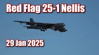 Red Flag 25-1 Nellis AFB 29 January 2025 B-52H Airailimages