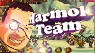 Marmok Team Monster Crush RPG кликер Flash обзор