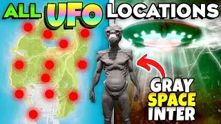 Как открыть костюм серого космического нарушителя в GTA Online (все локации НЛО 2025 года и все н...