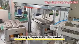 #injection molding machine Butterfly button production line #auto