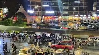 Night View of The Tribhuvan International Airport (TIA) - No CopyNepali Video | Free HD | 4K Footage