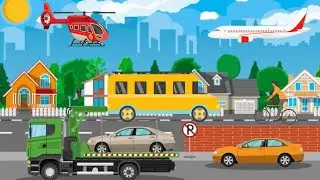 Learn Different Types of Transport | Land Transport | Air Transport | Preschool Learning.