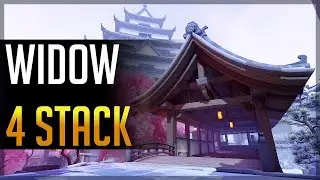[Overwatch] Scary 4 Stack on Hanamura (Ft. Stimpy/Marcel, Gale, J3sus, Nico, Muma, Menace)