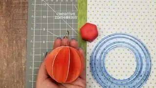Quick Ornament Made With Leftover Paper