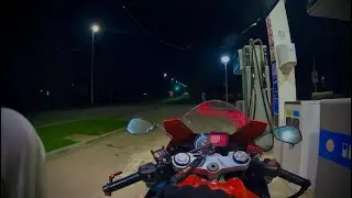 APRILIA RS4 125｜NIGHT RIDE｜RAW VIDEO, AUDIO