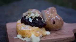 Folge13 - Kräuterfaltenbrot & Camembert mit Preiselbeer-Topping [Deutsches BBQ- und Grill-Rezept]