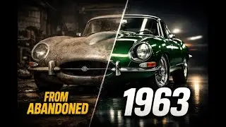 ASMR Car Restoration! Forgotten Jaguar E-Type Complete Rebuild to Pristine Original State