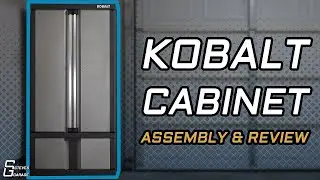 Kobalt Freestanding Garage Cabinet Assembly and Review
