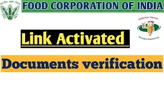 FCI DV Link activated check ur DV date
