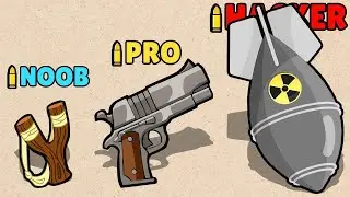 Gun Bag Rush All Level Funny Gameplay NOOB vs PRO vs HACKER