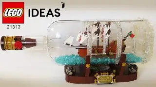 LEGO IDEAS - Ship in a Bottle (Set 21313 Speed Build Instructions)