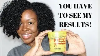 Yellow Eco Styler Gel for Colored Treated Natural Hair Is The TRUTH!