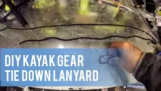 DIY Gear Lanyards for your fishing kayak. Make your own rod leash, save money!