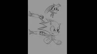 Супер крутые пацаны. SONIC и TAILS. Часть 7 #animation #comics #art #painting #drawing #анимация