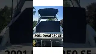 2001 Doral 250 SE Cockpit Cover SOLD!