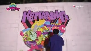 VIDEO PEMBUATAN MURAL HUMANIKA ARTSPACE ANDG X DSTR #artmarket