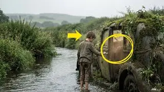 Il bambino orfano trovò rifugio in un carro sepolto — e quando aprì la porta, iniziò a piangere