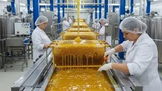 Inside the Modern Honey Production Line: From Bee Farm to Pure Bottled Honey (Full Process Tour)