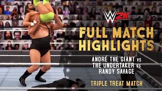 Andr&eacute; the Giant  vs The Undertaker vs Randy Savage#wwe2k22 #wwe #gameplay