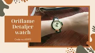 Oriflame Detaljer Watch code no. 43092 | oriflame watch unboxing