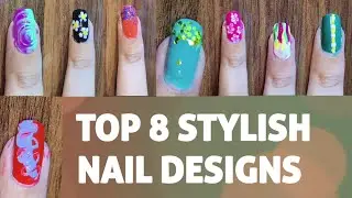PRO Nail Art at Home! ✨ Easy Designs with Fancy Brush!